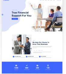 finanza a custom WordPress theme