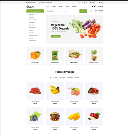 Organi a wp custom theme