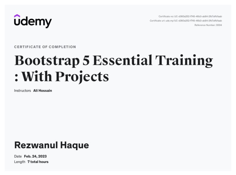 Bootstrap 5 Essential Training: With Projects